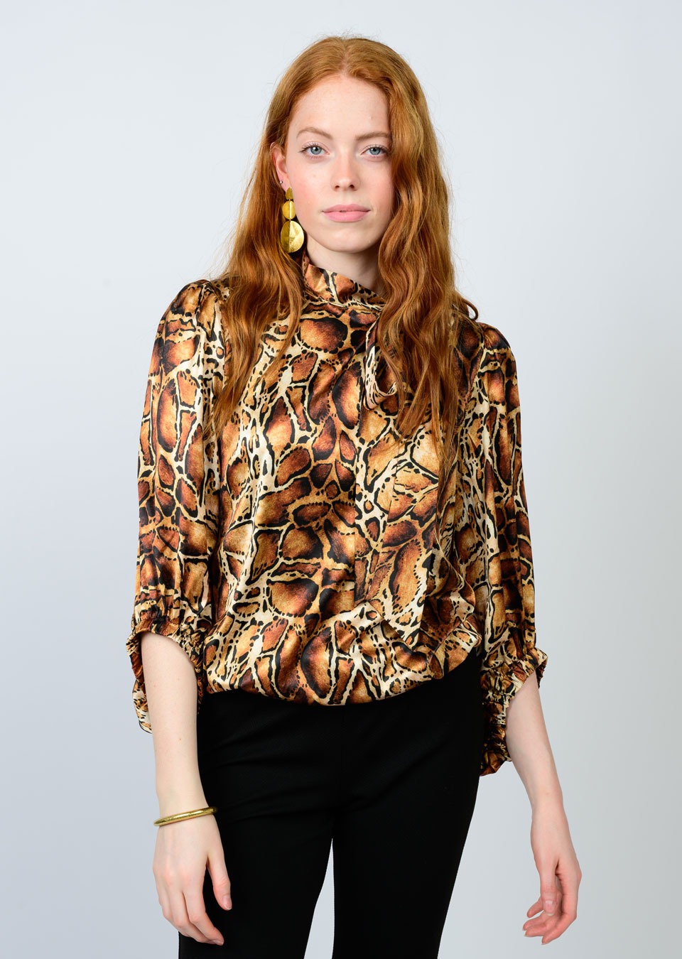 Ivy Jane Golden Bow Neck Top