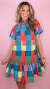 Alden Adair Willa Dress in Holiday Check