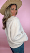 Rylee + Cru Shearling Collared Coat
