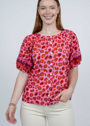 Ivy Jane Spotted Leopard Top (1 LARGE)