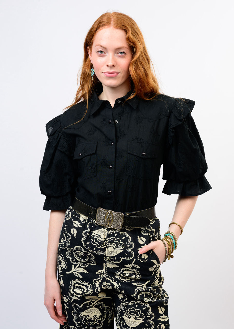 Ivy Jane Black Annie Top