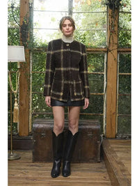 Moon River | Plaid + Textured Blazer