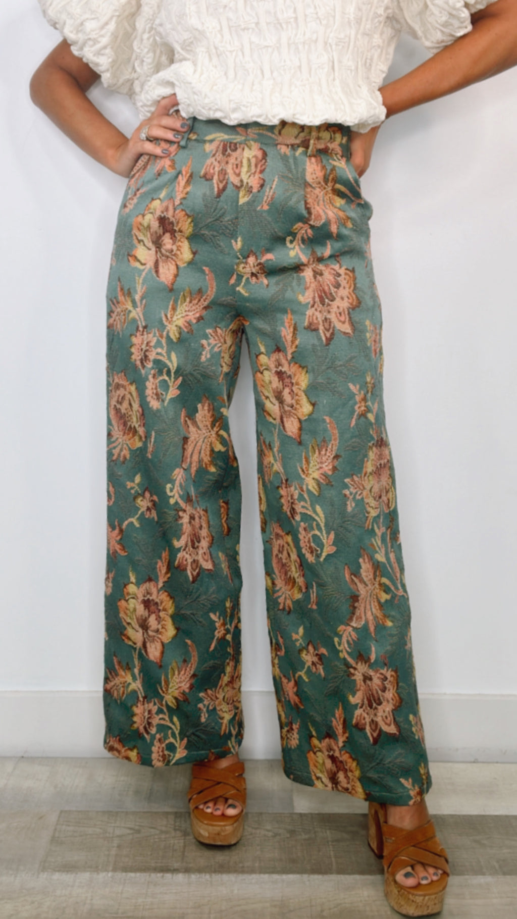 FRNCH Paverdy Floral Pants