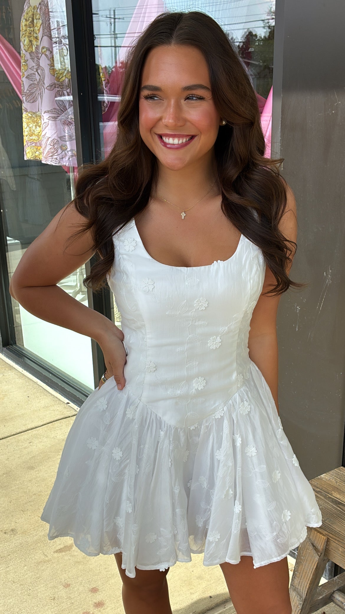 ASTR | Reina Dress in White