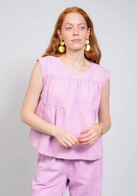 Ivy Jane | Pink Patched Swing Top