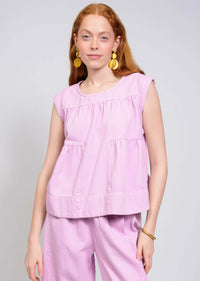 Ivy Jane | Pink Patched Swing Top