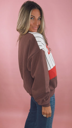 Daydreamer Athletic Club Colorblock Sweatshirt
