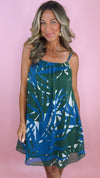 Lost + Wander Palazzo Palm Mini Dress