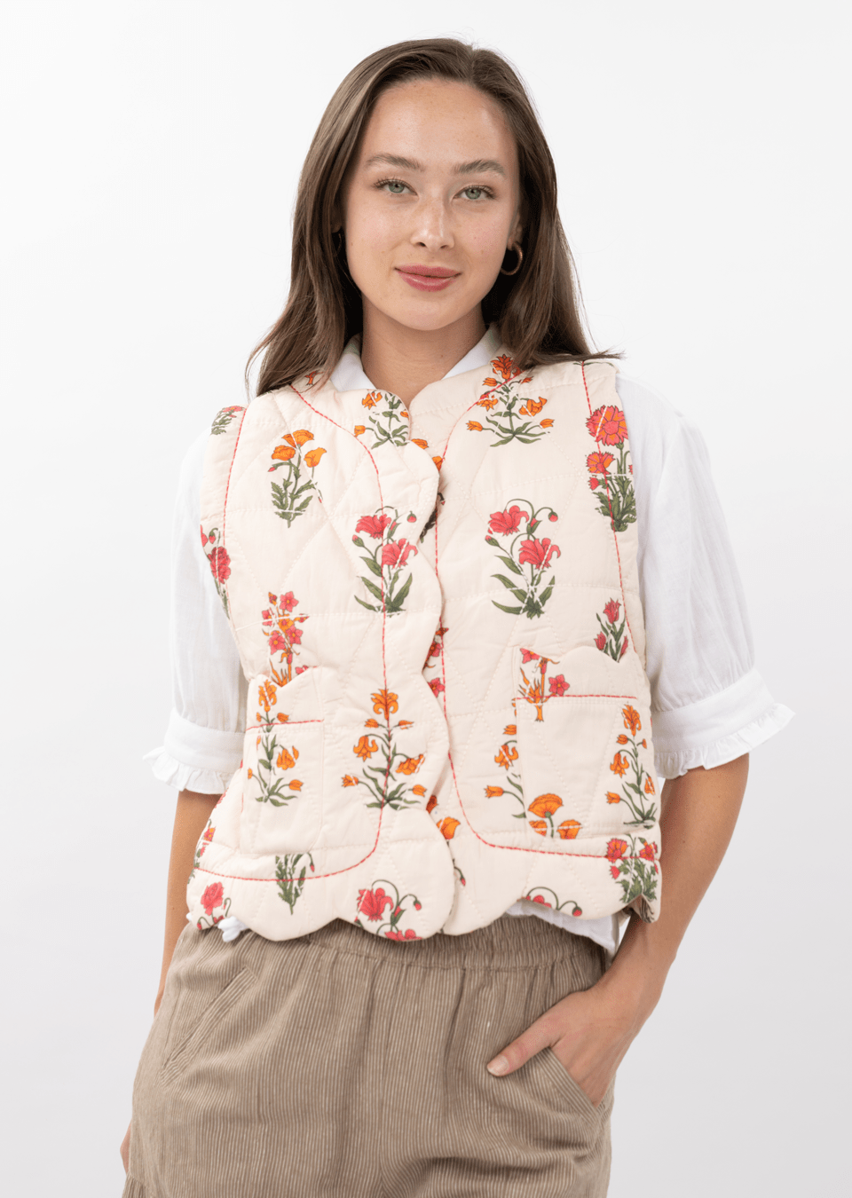 Ivy Jane | Quilted Scallop Vest