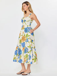 Current Air Floral Printed Sleeveless Midi Dress