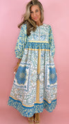 Current Air Round Neck Dolman Sleeve Midi Dress (1 LARGE)