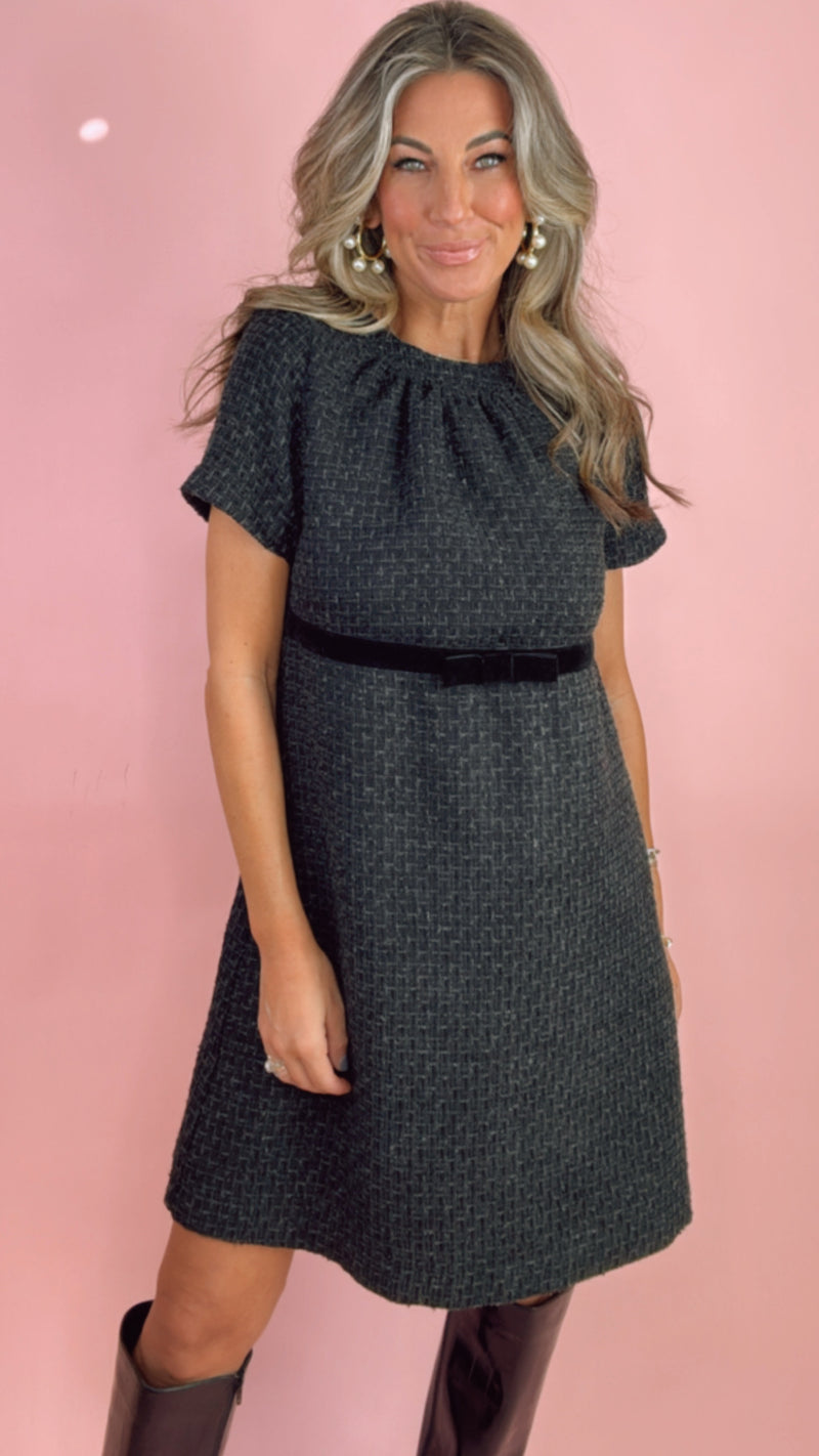 Uncle Frank Black Cocktail Hour Dress