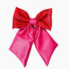 Red and Pink Hair Bow Clip
