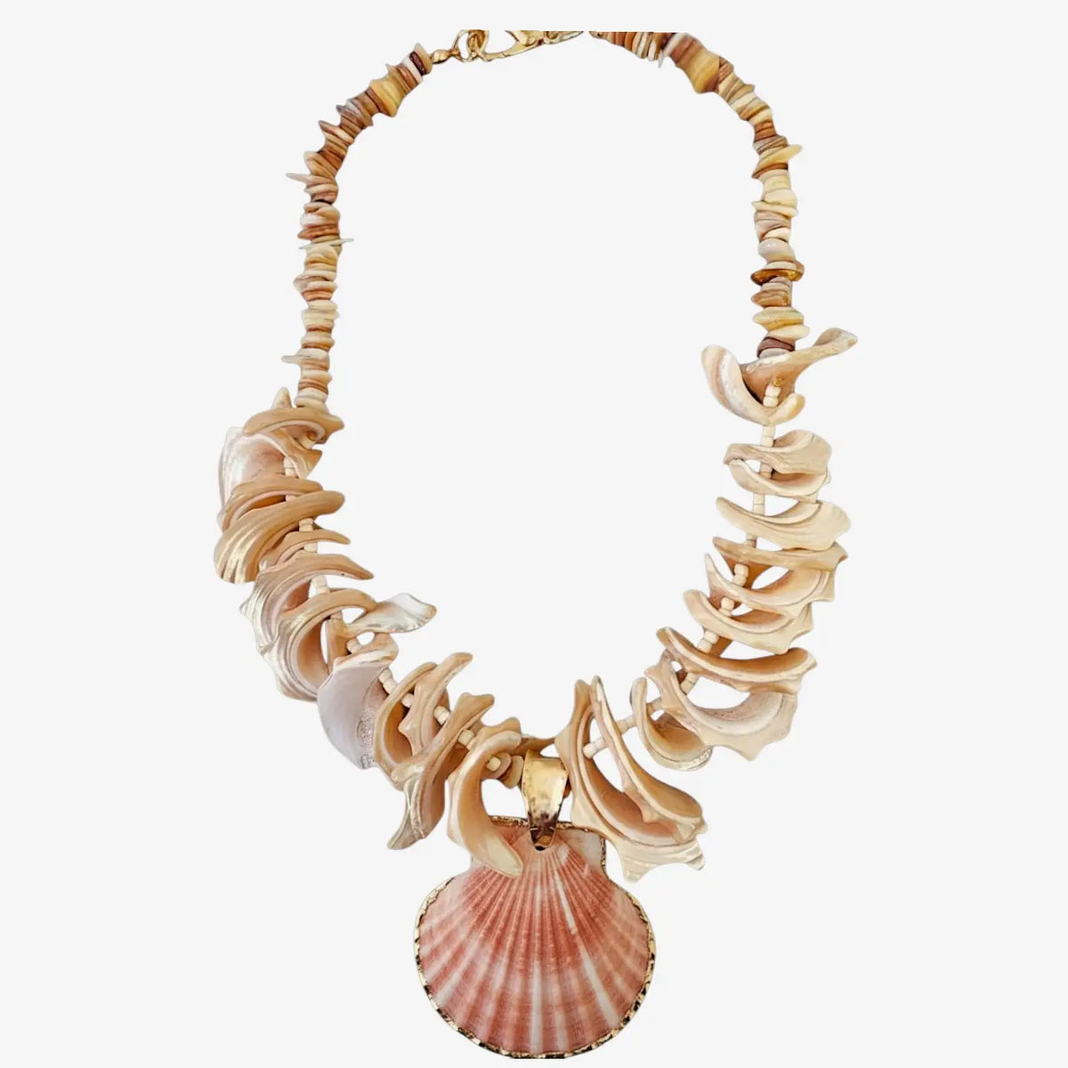 Chunky Coastal Shell Necklace