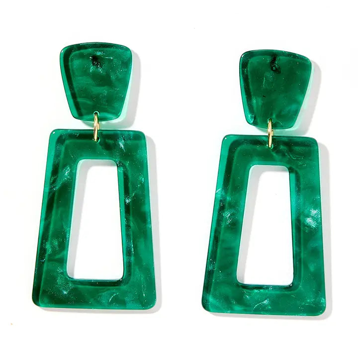 Kennedy Forest Green Earring