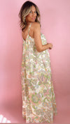 FRNCH Izaline Retro Floral Maxi Dress