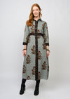 Uncle Frank Double Button Bordered Dress