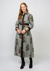 Uncle Frank Double Button Bordered Dress