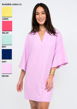 Ivy Jane Melon Go Easy Shirt Dress (1 XL)