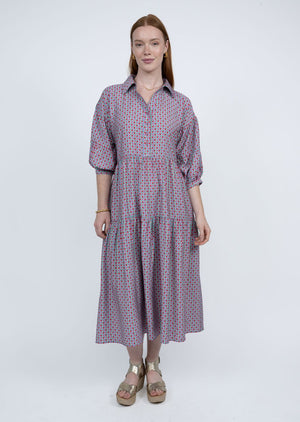 Uncle Frank Sea of Dots Midi Dress (1 LARGE)