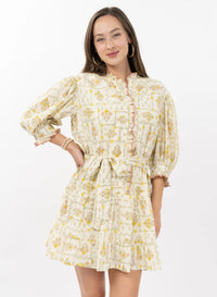 Ivy Jane | Ivory Trellis Flower Dress