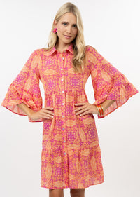 Uncle Frank Printed Tiered Dress