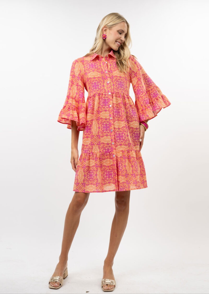 Uncle Frank Printed Tiered Dress