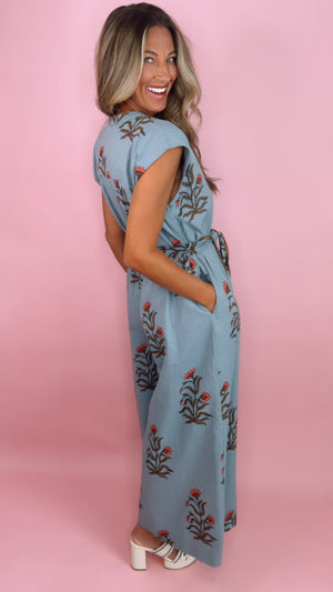 Uncle Frank Block Print Jumpsuit (1 XS)