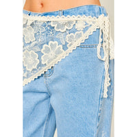 Lace Scarf Waist Wrap