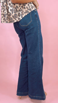 Dear John Fiona High Rise Wide Leg in Belvue Wash (1 SIZE 25)