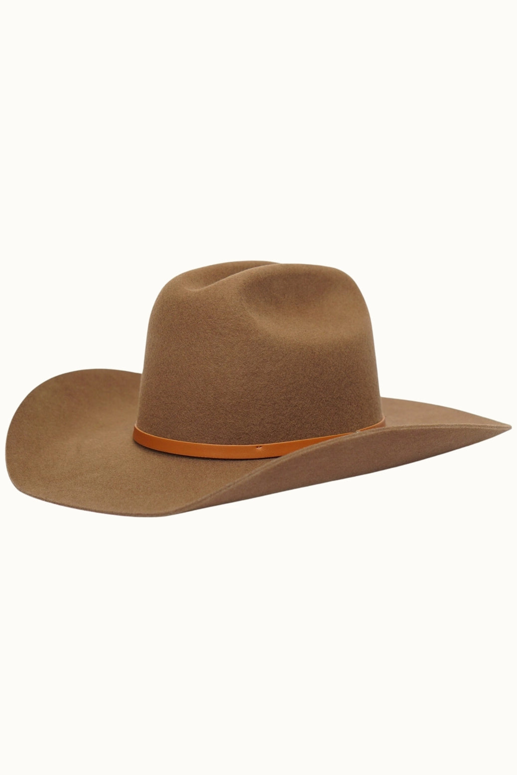 Cognac Jasper | 100% Premium Wool Western Cattleman Hat Adjustable