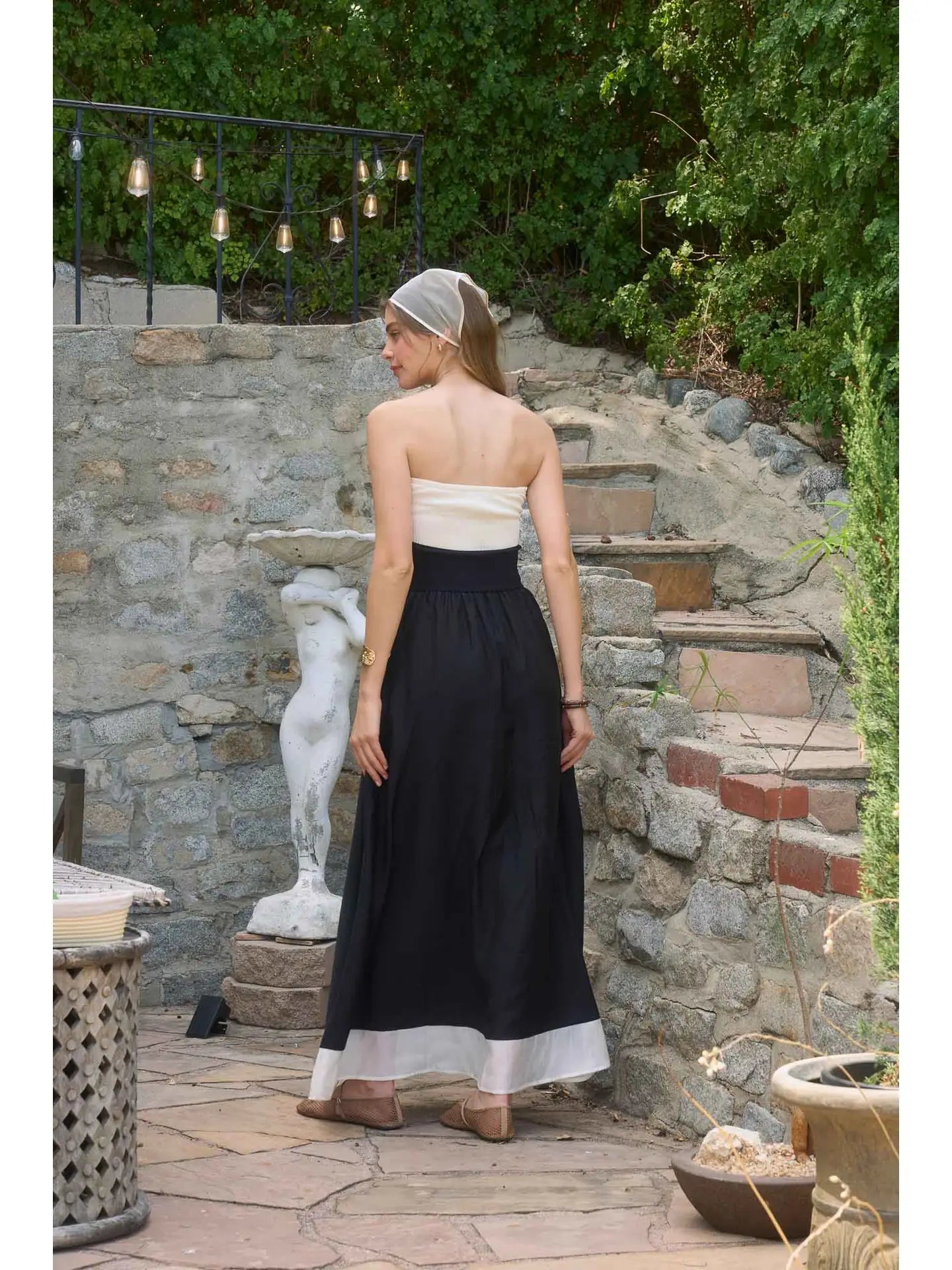 Moon River | Strapless Twist Front Bust Maxi