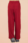 Red Side Piping Track Pants