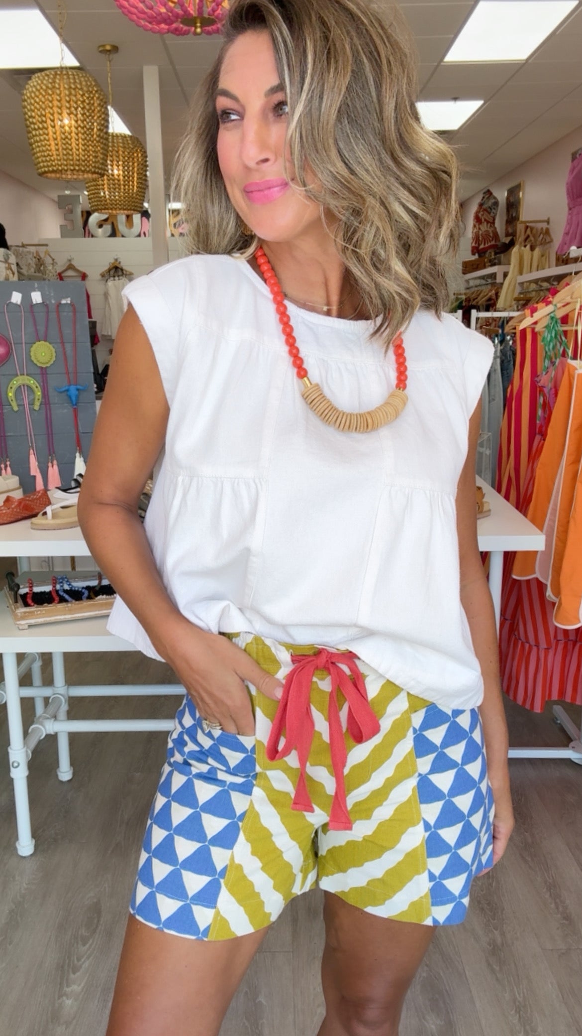 Ivy Jane Patch Print Short