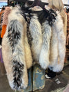 Beulah Black and White Fur Jacket (1 OSF)