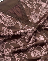 Current Air | Floral Printed Lace Top