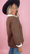 Rylee + Cru Leopard Fur Coat