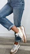 Shushop Phoebe Camel Tone Sneakers