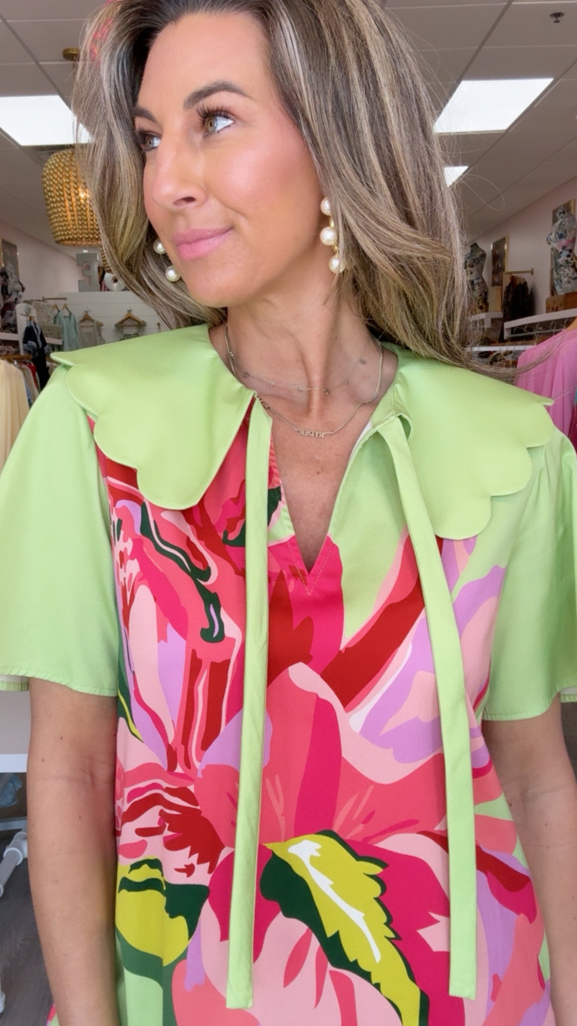 Crosby Florabee Dress in Orchid