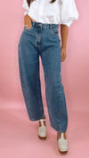 Rylee + Cru Indigo Barrel Pant