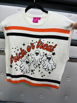 Queen of Sparkles Trick Or Treat Short Sleeve Top (1 LARGE)