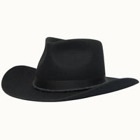 Black Rowan | 100% Premium Wool Pinch Nose Western Cowboy Hat