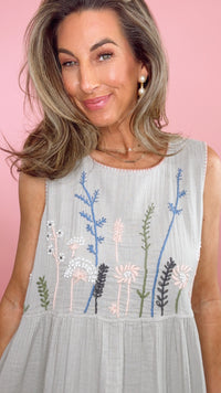 Ivy Jane Sage Growing Flowers Dress