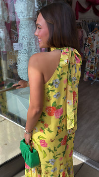 Alden Adair | Perry Dress in Yellow Parterre