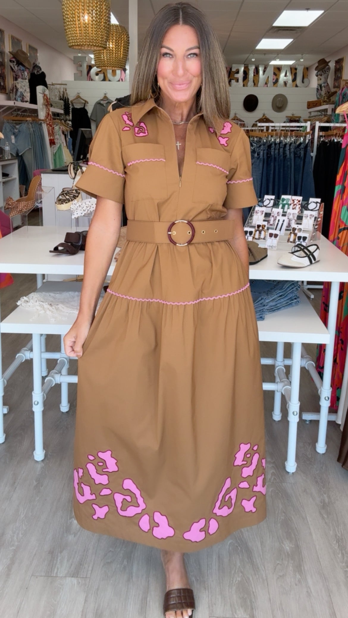 Crosby | Fairiss Dress in Teak