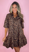 Karlie Leopard Ana Pocket Dress (1 SMALL)