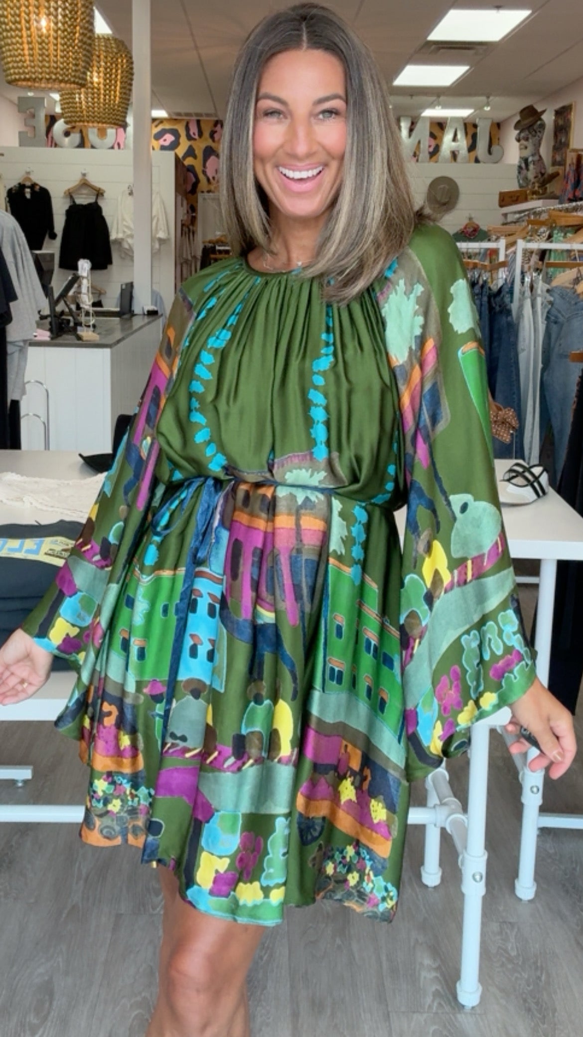 Azura | Printed Mini Dress