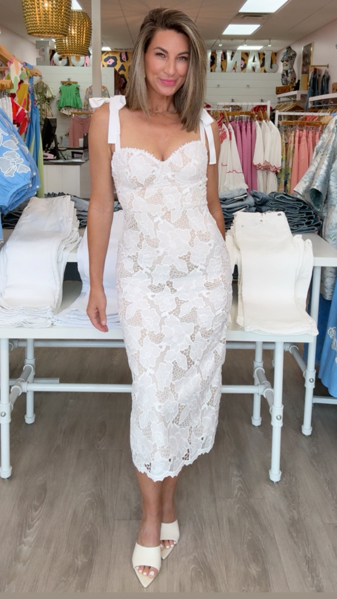 ASTR | Donne Dress in White