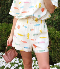 Karlie | Multi Fish Short (1 LARGE)