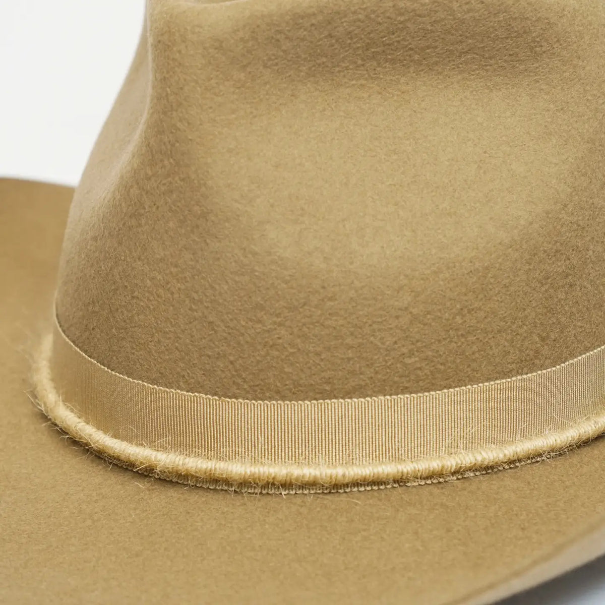 Beige Rowan | 100% Premium Wool Pinch Nose Western Cowboy Hat